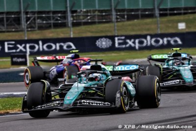 Aston Martin F1 marque de bons points à Silverstone