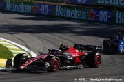 Zhou : 'Un week-end difficile' pour Alfa Romeo F1 au Brésil