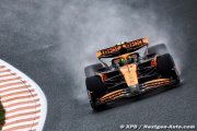 Pays-Bas, EL1 : Norris mène dans des conditions difficiles
