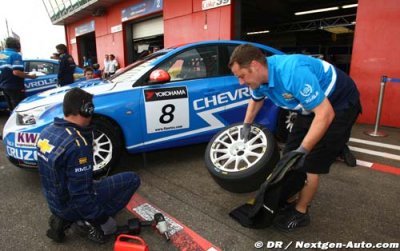 Rickard Rydell sur la grille à Monza