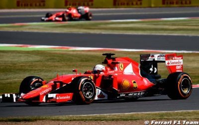 Race - British GP report: Ferrari