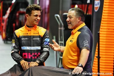 McLaren F1&nbsp;: Brown n’est ’pas surpris’ par les progrès de Norris