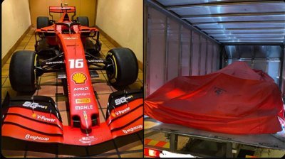 Leclerc a reçu sa Ferrari SF90 en cadeau de la part de la Scuderia