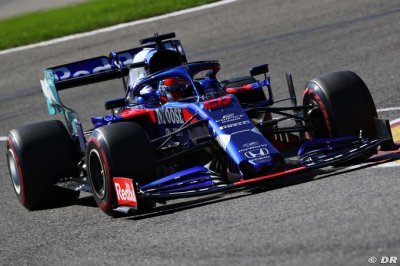Septième, Kvyat est ravi du moteur Honda évolué et de sa course