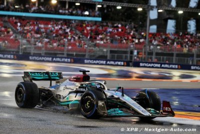 Un problème de freins ruine la qualification de Russell à Singapour