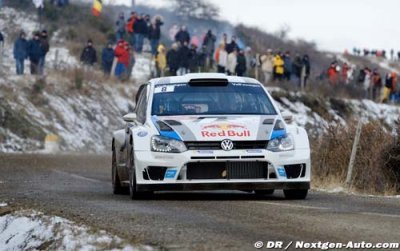 Strong debut: Volkswagen finishes Monte in second place