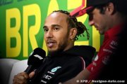 'Pas ébahi' par les progrès de Mercedes F1, Hamilton 'pense déjà à l'hiver'