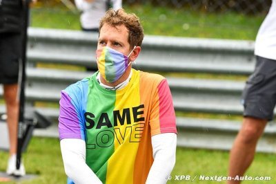 Vettel encourage les gens à agir pour améliorer un ’triste monde’