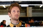 Grosjean : Il était prévu qu'on ne roule pas le premier jour