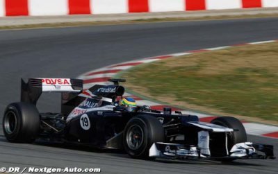Bruno Senna under threat from Valtteri Bottas