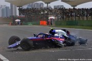 Albon ‘en colère' après un accident ‘maladroit', Kvyat à 22 millièmes de la Q3