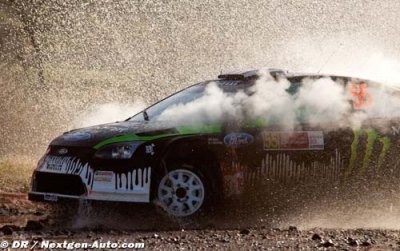 Block stoked after day one in the WRC