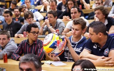 Jean-Eric Vergne à Polytech Nice, la vidéo