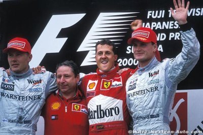 ‘J’étais submergé de larmes’&nbsp;: Japon 2000, le Grand Prix du titre pour Schumi