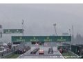 Le GP de Belgique arrêté au drapeau rouge à cause de la pluie