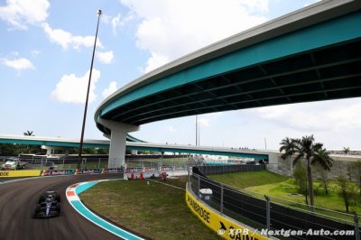 L’asphalte se détache à Miami, l’adhérence en question