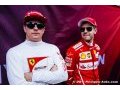 Vettel : Nous avons parfois des impressions différentes avec Kimi