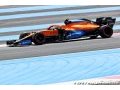Les pilotes McLaren luttent contre le vent au Paul Ricard