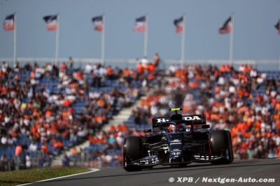 Gasly part du bon pied à Zandvoort, Tsunoda victime de son moteur