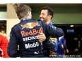 Ricciardo n'a ni regrets ni jalousie de voir Verstappen champion