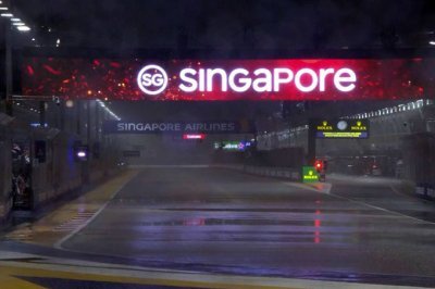 La F1 retarde le départ du GP de Singapour à cause d’une pluie torrentielle