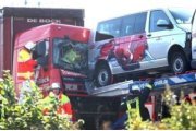 Toro Rosso truck crashes on way to Spa