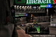 Stake F1 : Zhou se félicite d'avoir eu une 'vraie chance' de se battre