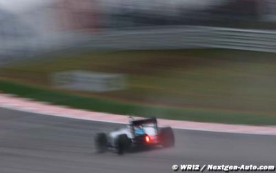 Williams a fait des progrès sous la pluie