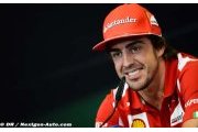 Emotional Alonso speeds into clear title lead