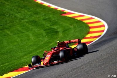 Leclerc en pole à Spa, Ferrari verrouille la première ligne