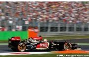 Grosjean dans les points, pas Räikkönen