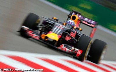 Les deux Red Bull en milieu de grille en Russie