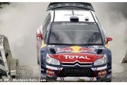 Ogier leads but Loeb is close behind