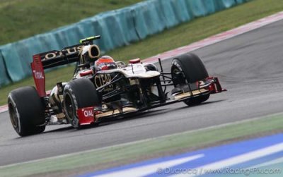Romain Grosjean heureux de partir de la première ligne