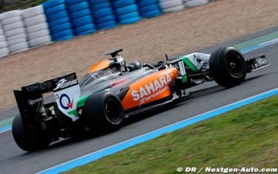 Du roulage pour Force India aujourd’hui