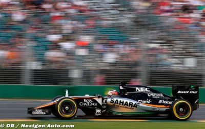 Les deux Force India à l’arrivée et dans les points