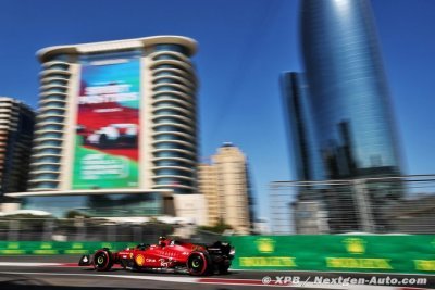 Leclerc et Sainz satisfaits de leur journée d’essais libres à Bakou