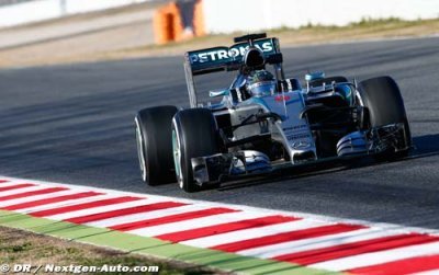 Vettel hails ’awesome’ pace from new Mercedes