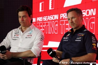 Red Bull&nbsp;: Christian Horner loue sa ’saine rivalité’ avec Toto Wolff