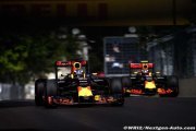 Des problèmes sur les pneus arrière des Red Bull
