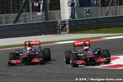 Button révèle avoir ’blessé mentalement’ Hamilton chez McLaren