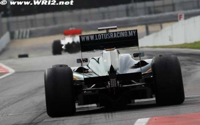 Julien Gerbi en contact avec Lotus Racing