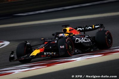 Verstappen est ’positivement surpris’ d’être en pole à Bahreïn