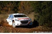Craig Breen en tests avec la Peugeot 208 R5