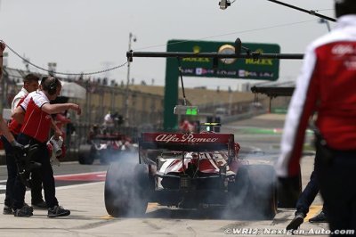 Manque de rythme pour Räikkönen, manque de chance pour Giovinazzi