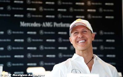 Schumacher n’a pas toujours le temps de regarder les courses