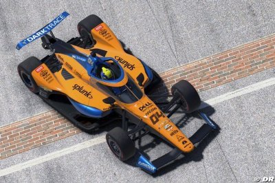 Norris sera présent sur la manche virtuelle d’IndyCar à Indianapolis