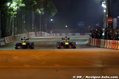 Red Bull a effectué une démonstration à Hanoï