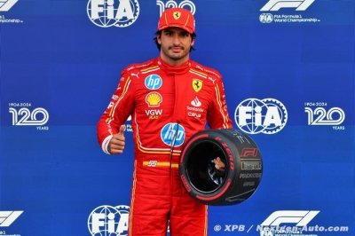 Ferrari&nbsp;: Sainz se félicite de deux tours ’presque parfaits’ pour la pole