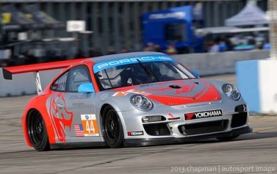 Sebring&nbsp;: Deux Porsche Flying Lizard en GTC